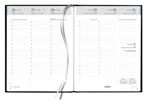 Agenda 2023 Quantore week 7dagen/2pagina's 4-talig zwart