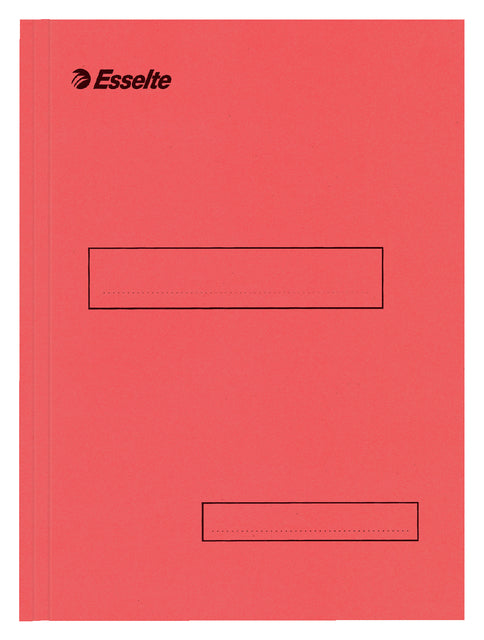 Standaard zichtmap Esselte karton A4 160 gram rood