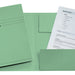Dossiermap Esselte A4 3 kleppen manilla 275gr groen (per 50 stuks)