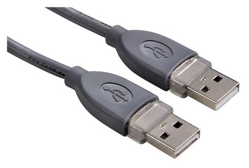 Kabel Hama USB 2.0 A-A 180c m grijs