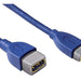 Kabel Hama USB 3.0 Extension 180cm blauw