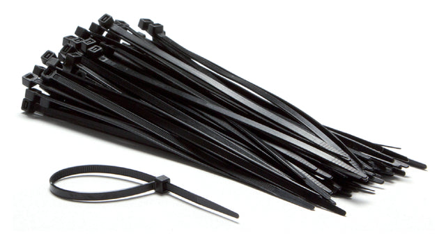 Inbindstrips nylon 4,8x200mm Ø49,5mm zwart