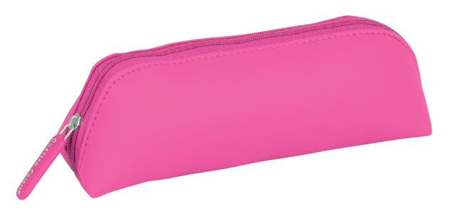 Pennenetui Quattro Colori original driehoekig roze