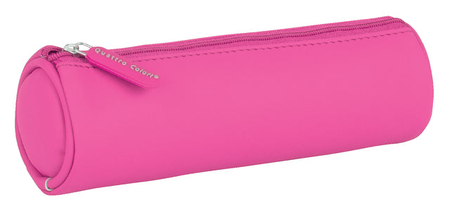 Pennenetui Quattro Colori original rond roze