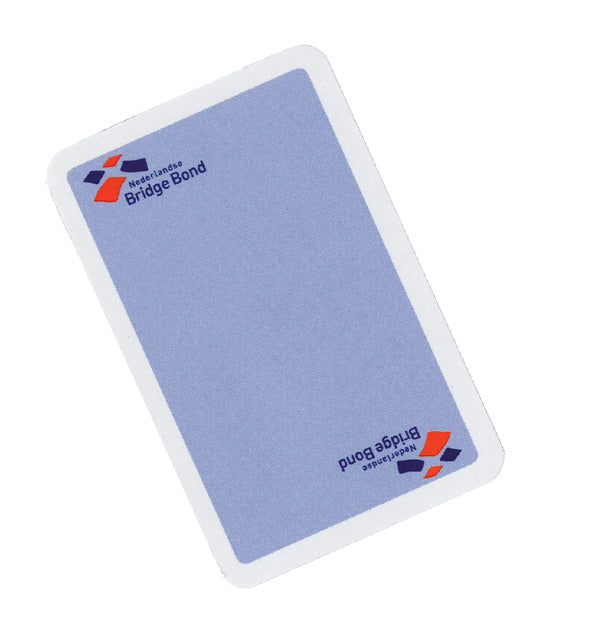 Speelkaarten bridgebond blauw (per 12 stuks)