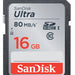 Geheugenkaart Sandisk SDHC Ultra class10 16GB