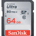 Geheugenkaart Sandisk SDXC Ultra class10 64GB
