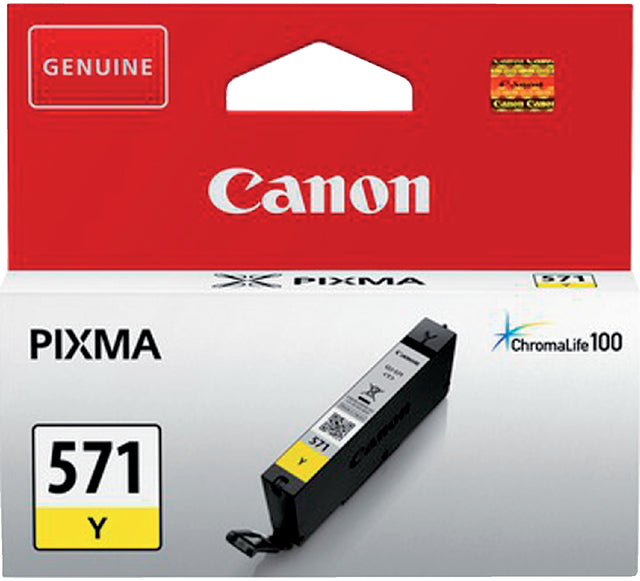 Inktcartridge Canon CLI-571 geel