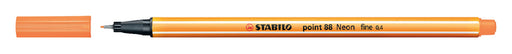 Fineliner STABILO point 88/054 neon oranje
