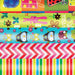 Inpakpapier Haza kids colours 200x70cm assorti (per 50 stuks)