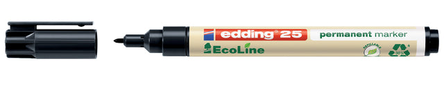 Viltstift edding 25 Ecoline rond 1mm zwart (per 10 stuks)