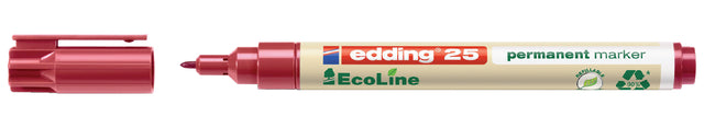 Viltstift edding 25 Ecoline rond 1mm rood (per 10 stuks)