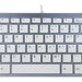 Ergonomisch toetsenbord R-Go Tools Compact Qwerty zilver-wit