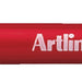 Fineliner Artline 200 rond 0.4mm rood (per 12 stuks)