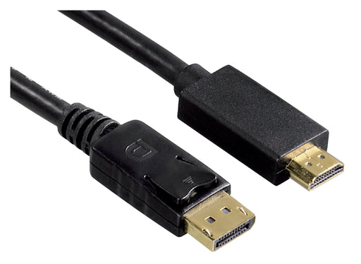 Kabel Hama HDMI adapter Displayport Ultra 180cm zwart