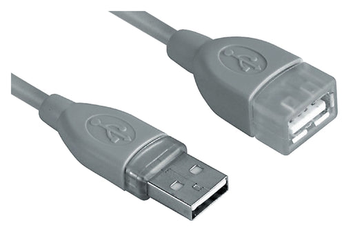 Kabel Hama USB 2.0 Extension 180cm grijs