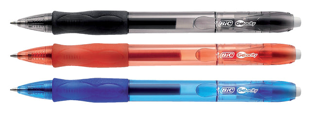 Gelschrijver Bic Gelocity zwart medium (per 12 stuks)