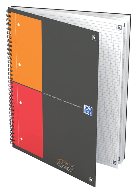 Notitieboek Oxford Notebook Connect B5 ruit