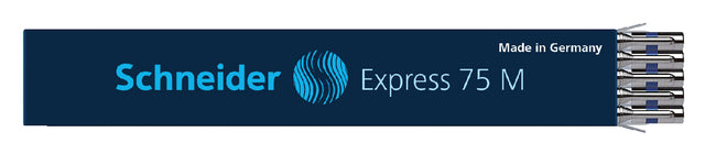 Balpenvulling Schneider Express 75 blauw medium (per 10 stuks)