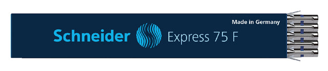 Balpenvulling Schneider Express 75 blauw fijn (per 10 stuks)