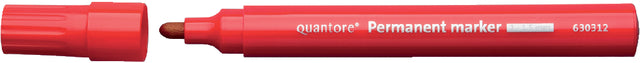 Permanent marker Quantore rond 1-1.5mm rood (per 10 stuks)
