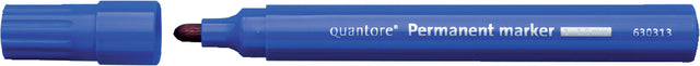 Permanent marker Quantore rond 1-1.5mm blauw (per 10 stuks)