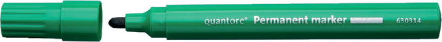 Permanent marker Quantore rond 1-1.5mm groen (per 10 stuks)