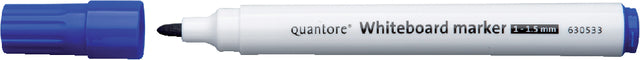 Whiteboardstift Quantore rond 1-1.5mm blauw (per 10 stuks)