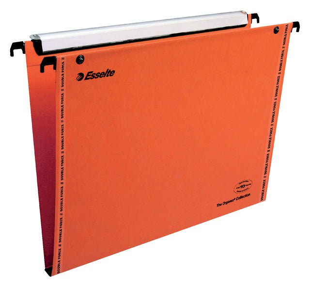 Hangmap Esselte Orgarex Visioplu verticaal 15mm oranje (per 25 stuks)
