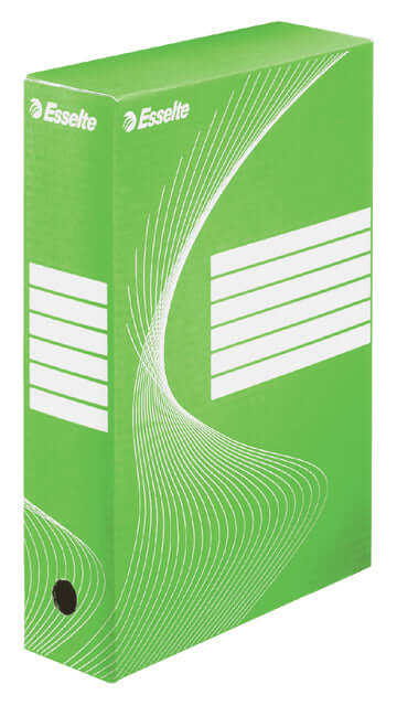 Archiefdoos Esselte Boxycolor 80mm groen (per 25 stuks)