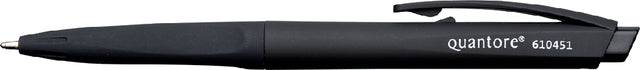 Balpen Quantore soft drukknop blauw (per 12 stuks)