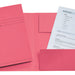 Dossiermap Esselte A4 3 kleppen manilla 275gr roze (per 50 stuks)