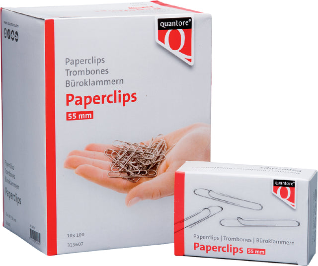 Paperclip Quantore R50 55mm lang (per 5 stuks)