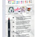Brushstift Tombow Abt Dual assorti doos à 12 stuks