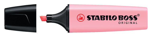 Markeerstift STABILO Boss Original 70/129 pastel roze (per 10 stuks)