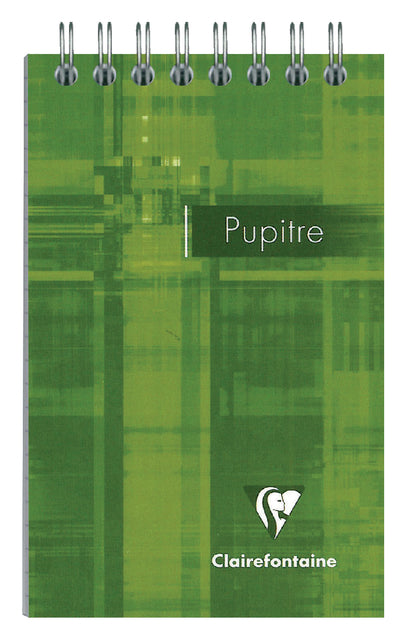 Notitieboek Clairefontaine Puptire 75x120mm spiraal lijn