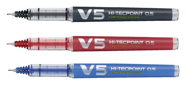 Rollerpen PILOT begreen Hi-Tecpoint V5 0,3mm blauw (per 10 stuks)