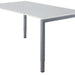 Bureau NPO Fyra instelbaar 180x80cm alu frame wit blad