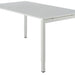 Bureau NPO Fyra vaste hoogte 180x80cm wit frame wit blad