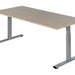 Bureau NPO Pro-Fit instelbaar 120x80cm alu frame eiken blad