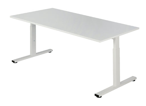 Bureau NPO Pro-Fit instelbaar 120x80cm wit frame wit blad