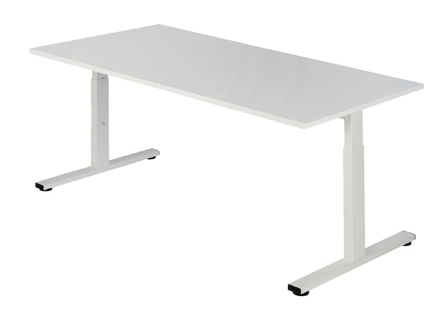 Bureau NPO Pro-Fit vast 120x80cm wit frame wit blad