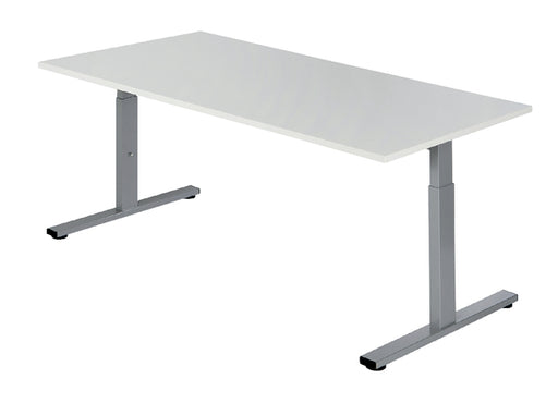 Bureau NPO Pro-Fit instelbaar 160x80cm alu frame wit blad