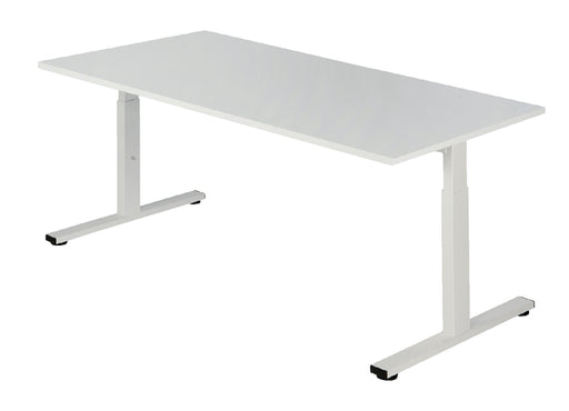 Bureau NPO Pro-Fit instelbaar 160x80cm wit frame wit blad