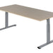 Bureau NPO Pro-Fit vast 160x80cm alu frame eiken blad