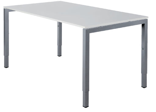 Bureau NPO Fyra vaste hoogte 200x100cm alu frame wit blad