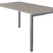 Bureau NPO Fyra instelbaar 120x80cm alu frame eiken blad