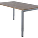 Bureau NPO Fyra instelbaar 120x80cm alu frame noten blad