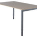 Bureau NPO Fyra vaste hoogte 120x80cm alu frame eiken blad