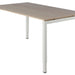 Bureau NPO Fyra vaste hoogte 120x80cm wit frame eiken blad